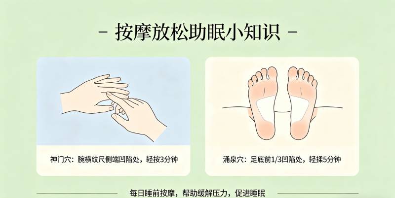 按摩放松助眠详细知识篇:神门穴、涌泉穴讲解